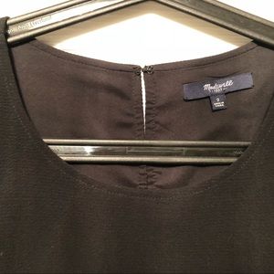 Madewell black shift dress